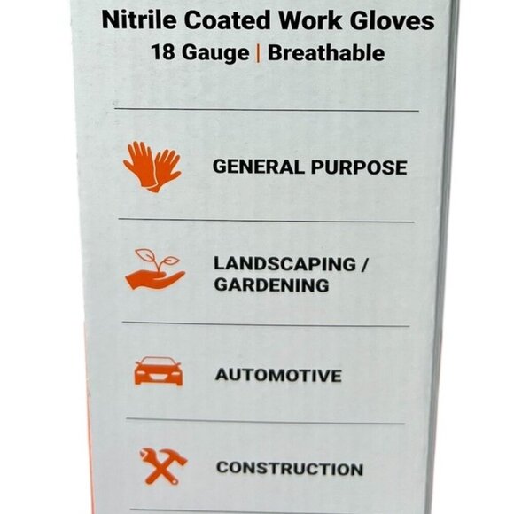 NWT - Octogrip 18-Gauge Work Gloves, 6-count Size XL - Picture 5 of 5